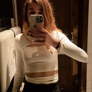 Strappy White Princess Polly Top